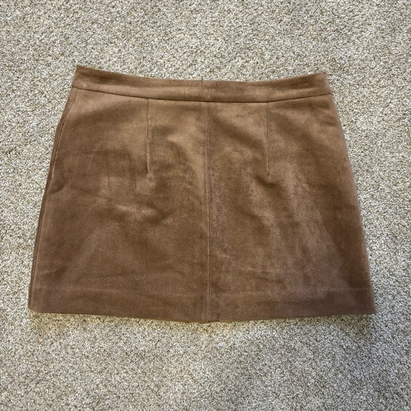 BCBGMAXAZRIA women’s Kahli suede zip mini skirt size xs - Picture 5 of 5
